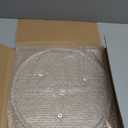 13.5" Microwave Glass Turntable Plate Compatible with 5304509621 Frigidaire microwave plate WB39X10032 GE microwave plate replacement JVM3106 WB49X10002 13 1/2" Samsung Microwave Plate DE74-20016A (13.5" Big Coupler Hole)