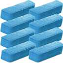 80 Pack Microfiber Mop Pads Machine Washable Cleaning Flat Mop Head Replacement Reusable Household Pads for Hardwood and Hard Surface Floor Cleaning and Scrubbing