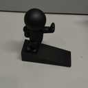 Cute Door Stop, Decorative and Sturdy, Well Designed Door Stopper, Effective to Hold Your Door Open, 1 Pack, Black (Patented)