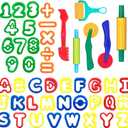 Clay and Play Dough Tools Six Piece Set - Ages 3 & Up DIMROM (47pcs)