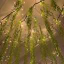 Bucherry Jungle Theme Decoration Set, 68.9ft Artificial Hanging Willow Vines Greenery for Classroom, Woodland Forest Rainforest Safari Party, Enchanted Indoor Outdoor Home Garden Wall DIY Decor