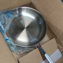 Tramontina Signature Tri-Ply Clad Stainless Steel 12-Inch Large Frying Pan, Induction-Ready Skillet, Dishwasher-Safe, NSF-Certified, Made in Brazil