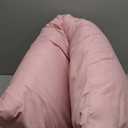 Body Pillowcase 20x54, Cooling Pillow Cover for Hair and Skin, Silky Smooth with Envelope Closure, Similar to Silk, Coral