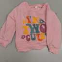 I'm Two Cute Sweatshirt for Girls 2nd Birthday Outfit for Toddler Girl 2 Year Old Birthday Party Long Sleeve Shirts ( 2-3T)