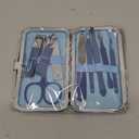 Manicure Set 8 in 1 Nail Clipper Set,RedFlow Nail Clippers,Fingernail & Toenail Clippers,Manicure Tools,Pedicure Tools,Suitable for Travel Manicure Kit,Nail Set Kit with Everything Profe (Blue)