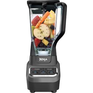 Ninja Professional Blender 1000W, Total Crushing Technology- Smoothies, Ice Crushing & Frozen Fruit, Full-Size Countertop Blender, 72-oz. Pitcher, Black & Grey, BL610