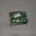 2 x Jongdari Chenille Letter Patches Self-Adhesive & Iron-On Letters, Varsity Fuzzy Patch Glitter Alphabet - 26pcs, Green