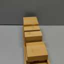 Bamboo Vanity Tray, 6-Piece Bathroom Countertop Vanity Tray Set, Makeup Kitchen Desk Organizer and Storage - Holds Small Items