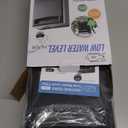 290GPH Turtle Tank Filter for 20-85 Gallon, Turtle Filter Low Water Level Available and Flow Adjustable, Turtle Water Filter for Shrimps Amphibians Turtle Tank Saltwater Freshwater Crystal Clear (Black)