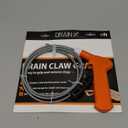 Pistol Grip Grabber Claw, Drain Clog Pickup Snake, Remove Hair and Clogs from Sink, Shower, Tub, Toilet Drains, 2-Ft