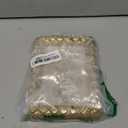 Creative Co-Op Carved Mango Wood Photo Frame with Diamond Pattern, Gold Foil Finish