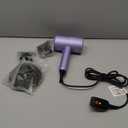 slopehill Professional Ionic Hair Dryer, Powerful 1800W Fast Drying Low Noise Blow Dryer with 2 Concentrator Nozzle 1 Diffuser Attachments for Home Salon Travel (Lavender)