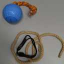 Potaroma Interactive Dog Ball Toys Touch Activated, Rechargeable Animal Sound Dog Toy, Durable Moving Ball for Pup with Chewing Rope for Dogs Puppy, Blue