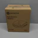 Aigostar Sandwich Maker Panini Press Grill, 3 in 1 Waffle Maker with Removable Non-stick Plates, Electric Grilled Cheese Maker, Portable Cool Touch Handle, Led Indicator Lights & Easy to Clean, 750W (Black)