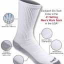 Dickies Men's Dri-tech Moisture Control Quarter Socks (12 Pairs), L