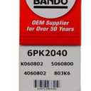 ban.do USA 6PK2040 OEM Quality Serpentine Belt, Black