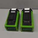 Qweneor 2 Pack 40V 6.0Ah Battery Replacement for GreenWorks 40V Battery, Compatible with GreenWorks 40V G-MAX Power Tools 29472 29462 29252 20202 22262 25312 25322 20642 22272 27062 21242
