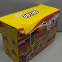 All-in-1 Inflatable Bounce House with 55 Balls for Toddlers 1-3, Playpen, Ball Pit and Trampoline, Thickened Matte PVC, Safety Net, 3-Min Setup with Air Pump for Kids Indoor and Outdoor Play(51'')