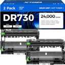 DR730 Drum Unit (Not Toner) 2-Pack Replacement for Brother DR-730 Imaging Drum Compatible MFC-L2710DW MFC-L2750DW DCP-L2550DW HL-L2350DW HL-L2395DW HL-L2370DW HL-L2390DW MFC-L2690DW HL-L2325DW Printer