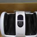 TISSCARE Shiatsu Foot Massager with Heat: FSA HSA Eligible Foot Massager for Neuropathy, Plantar Fasciitis and Pain Relief-Massage Feet/Leg/Calf/Ankle at Home/Office, Christmas Gifts for Women and Men (White)