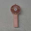 COMLIFE Portable Handheld Misting Fan, 3000mAh Rechargeable Battery Operated, 180 Foldable, Mini Personal Fan with Water Sprayer for Travel, Makeup, Home, Office, Camping, Outdoors (Pink)