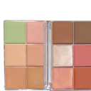 Revolution Everything Base Face Icon Complexion Palette, Multi-Use Cream Contour, Concealer, Corrector, Highlighter & Blush Kit, Vegan & Cruelty-Free, Light