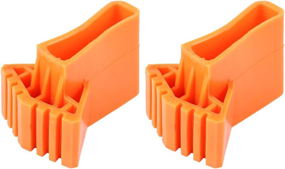 Cabilock Anti-Slip Ladder Feet Rubber Pads 2-Pack Folding Ladder Feet Covers for Stability and Floor Protection Non Skid Foot Pads for Home and Workplace Safety