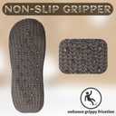 Mepase Electric Heated Fleece Slipper Socks for Men Women Winter USB Fluffy Fuzzy Warm Slipper Socks Thermal Feet Warmers (Gray)