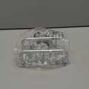 TAILI Sponge Holder for Kitchen Sink with Strong Suction Cup, Rustproof Aluminum Sink Caddy for Sponges, Removable Sponge Holder, Dish Brush for Scraper - Silver