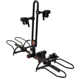 Hollywood RV Rider Hitch Bike Rack for 2 E-Bikes up to 80 lbs Each - Premium Electric Bike Rack for RV, Fifth Wheel, Flat Towed Vehicle - Durable for Standard and Fat Tire Bikes