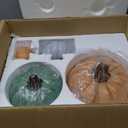 4 Pcs Stackable Resin Decorative Pumpkins Fall Outdoor Decor Fairytale