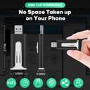 FileNest 4-in-1 USB Flash Drive for iPhone iPad, High Speed Photo Stick External Memory Storage, Thumb Drive Backup USB Memory Stick for Photos and Videos, Compatible with Android PC (Pink, 256GB)