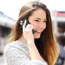 LETO for iPhone 13 Mini Case,Flip Folio Leather Wallet Cover with Fashion Flower Designs for Girls Women,Built-in Card Slots Kickstand Protective Shell White Florals