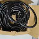 Amazon Basics 50ft Pressure Washer Hose, 3200 PSI Rating, Flexible, 3-Layer Design, Heavy-Duty Cleaning, Durable, Black, 1-Pack