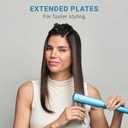 BabylissPRO Nano Titanium Ultra-Thin Hair Straightener, Professional Flat Iron, 5-Inch Extended Plates for Faster Straightening, for All Hair Types