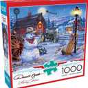 Buffalo Games - Darrell Bush - Country Christmas - 1000 Piece Jigsaw Puzzle For Adults -Challenging Puzzle Perfect for Game Nights - Finished Size is 26.75 x 19.75
