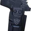 Smith and Wesson Equalizer Holster : Fit | Right Side | IWB Concealed Carry for S&W 9mm Equalizer | Optics by HawkTac