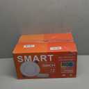 12Pack Smart RGB Recessed Lighting 6Inch,Ultra-Thin Canless LED Downlight, 2.4GHz Wi-Fi Bluetooth Direct Connect, 2700K-6500K,12W,1080LM,Work with Tuya App, Alexa,Google Assistant, Music Sync (Front CCT | Back RGB+Night Mode)