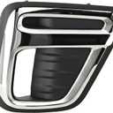 KarParts360 For Subaru Forester 2019 2020 2021 Fog Light Cover Passenger Side | Black And Chrome | Premier/Touring Models | Replacement For SU1039120 | 57731SJ120