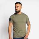 Grunt Style Basic Crew Men's T-Shirt (Military Green, Large)