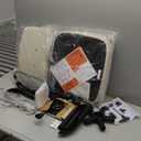 Sweetcrispy Small Office Desk Chair - Armless PU Leather with Comfy Lumbar Support, Height Adjustable Rolling Swivel Task for No Arms, for Adult, Student, Bedroom, Home, Vanity, Beige White