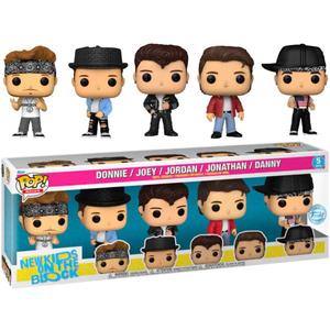 NKOTB Funko POP! New Kids on the Block Band 5-Pack Exclusive Pop! Vinyl Figures