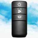 KUJCE10318 / TR220A Ceiling Fan Remote Control Replacement for Hampton Bay and Home Decorators Collection 2AAZPHD3/HD3, KUJCE10320/TR222A, 3 Speeds/Light Dimmer, Time Delay, 304.25MHz (Remote Only)