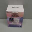 [Projector 2026 Upgraded] Mini Projector Support 4K 1080P Auto Keystone 270Rotatable with WiFi 6 and Bluetooth 5.2 Projector Portable Compatibile with HDMI/TV Stick/Memory Stick/Laptop,White