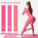 Pilates Kit for Home Workouts Set for Women, Pilates Ring Equipment and Ball Set Home Pilates Workout Kit with 15" Magic Circle Ring and Resistance Bands, A Must-Have for Beginners and Seasoned Yogis