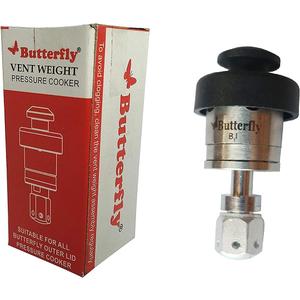 Butterfly Pressure Cooker Weight Set for Outer Lid Models Only (Original), Aluminium, 5 Liters, Silver