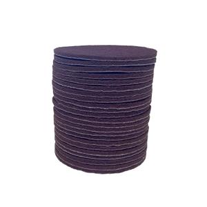6 inch Sanding Discs Round Sand Paper Discs, Non Woven Surface Conditioning Maroon, 25 Pack 320 Grit Orbital Sander Pads for Dry Sanding Countertops, Auto Body, Marine, Paint, Plastics & Fiber Glass