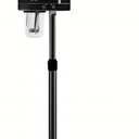 Professional Facial Steamer with Hot Mist, Face Steamer Machine for Esthetician, Home Salon Spa Facial Cleaning (Black) (1 Count (Pack of 1))