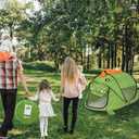 Pop up Kids Play Tent, Foldable Kids Playhouse Indoor Outdoor Toys Tents for Boys Girls Toddlers Birthday with Portable Storage Bag, Green Dinosaur
