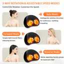 Shiatsu Neck Massager Pillow with Heat, 20 Nodes Deep Tissue Kneading Massage for Pain Relief, Back Shoulder Relaxation, Electric Cervical Support Pillow, Ideal Wellness Gift for Men Women